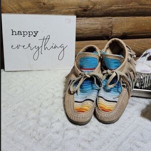 Holy Cow Couture Fringe Moccasins